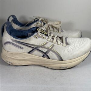 Asics Gel-Kayano 32 Men’s 8 Cream and Navy S3